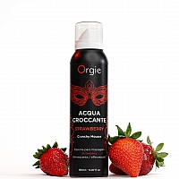 Хрустящая пенка для массажа Orgie Acqua Croccante Strawberry, 150 мл