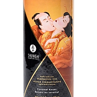 Вкусовое массажное масло Shunga "Карамельный поцелуй", 100 мл