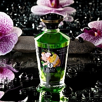 Вкусовое массажное масло Shunga "Экзотический зеленый чай", 100 мл