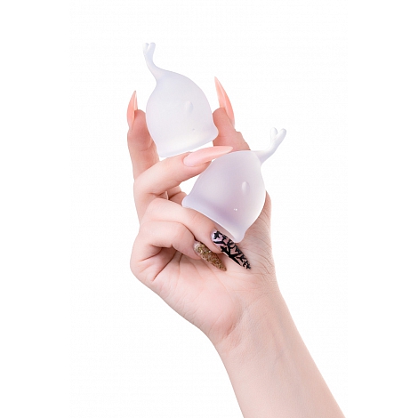 Набор менструальных чаш Satisfyer Feel secure Menstrual Cup Transparent