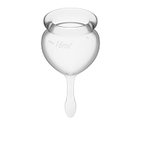 Набор менструальных чаш Satisfyer Feel good Menstrual Cup Transparent