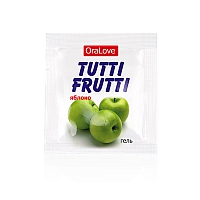 Яблоко гель Oralove Tutti-frutti, 4 мл