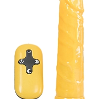 Секс-машина F*ckbag Motorlovers желтая, 36 см