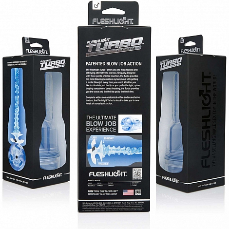 Мастурбатор-оригинал Flashlight Turbo Trust Blue