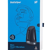 Мастурбатор с вибрацией и функцией подогрева Satisfyer Men Heat Vibration