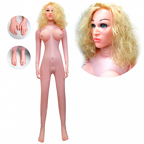Секс-кукла с вибрацией "Анжелика", 155 см