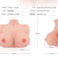 Торс мастурбатор в натуральную величину Bouncing Series Titties F от Kokos