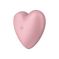 Вакуумно-волновой вибромассажер Satisfyer Cutie Heart розовый
