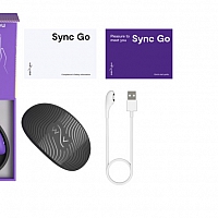 Вибромассажер для пар фиолетовый We-Vibe Sync Go