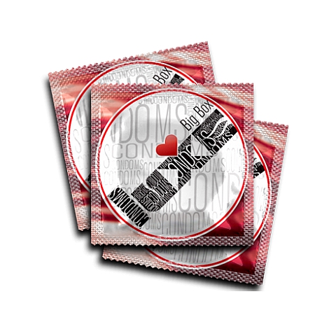 Ребристые презервативы Luxe Big Box Sex Machine
