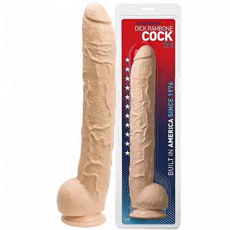Фаллоимитатор-гигант Dick Rambone Cock White, 43 см