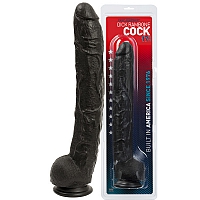 Фаллоимитатор-гигант черный Dick Rambone Cock