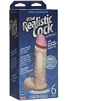 Реалистичный фаллоимитатор The Realistic Cock Ultraskyn 6” Vanilla