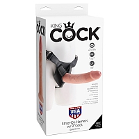 Страпон King Cock Strap-On Harness 9" Cock