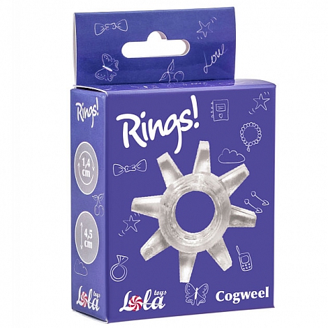 Эрекционное кольцо Rings Cogweel white