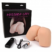 Мастурбатор полуторс анус и вагина с вибрацией Passion Lady