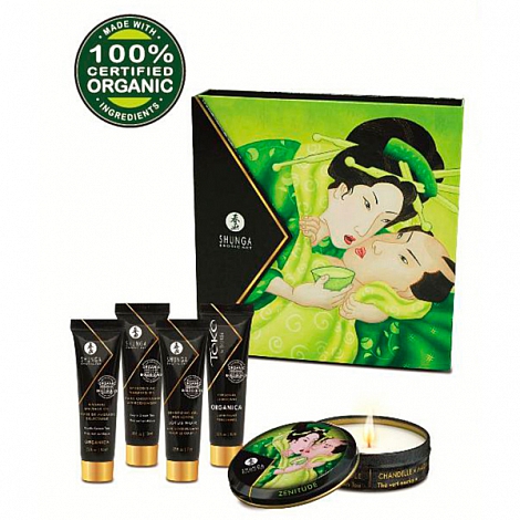 Набор из 5 предметов Shunga Geisha's Secret "Зеленый чай"