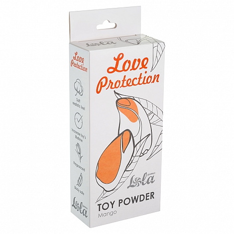 Пудра для игрушек ароматизированная Love Protection Манго, 30г