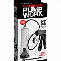 Вакуумная мужская помпа с датчиком давления Pump Worx Pro-Gauge Power Pump
