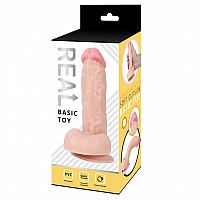 Реалистичный фаллоимитатор Real Basic Toy, 17,5 см