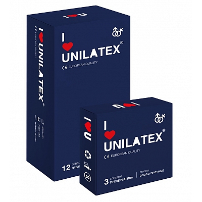 Презервативы Unilatex Extra Strong, 12+3 шт