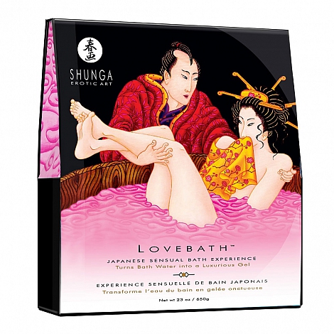 Порошок для принятия ванны Shunga LoveBath "Фрукты Дракона", 650 гр
