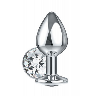 Большая анальная пробка Diamond Clear Sparkle XL