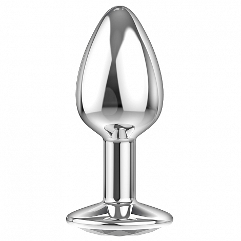 Большая анальная пробка Diamond Clear Sparkle XL
