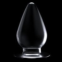 Анальная пробка прозрачная Flawless Clear