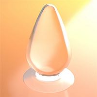 Анальная пробка прозрачная Flawless Clear