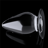 Анальная пробка прозрачная Flawless Clear