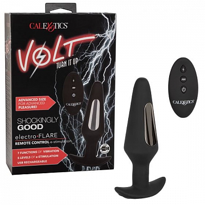 Анальная пробка с электростимуляцией Volt Electro-Flare, 14,5 см