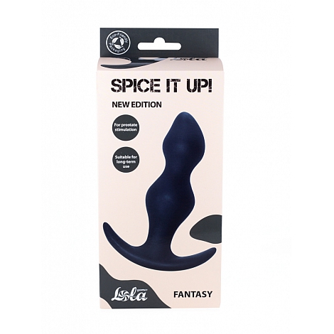 Анальная пробка Spice it up Fantasy Dark Grey