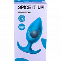 Анальная пробка Spice it up Insatiable Aquamarine