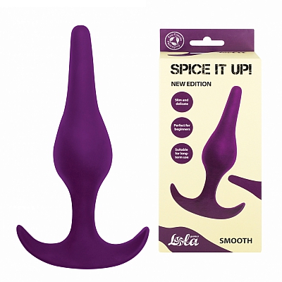 Анальная пробка Spice It Up Smooth Ultraviole, 12,5 см