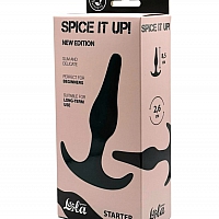 Анальная пробка Spice it up Starter Black, 10,5 см