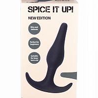 Анальная пробка Spice it up Starter Dark Grey, 10,5 см