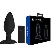 Черная вибровтулка с дистанционным управлением Nexus Ace Large