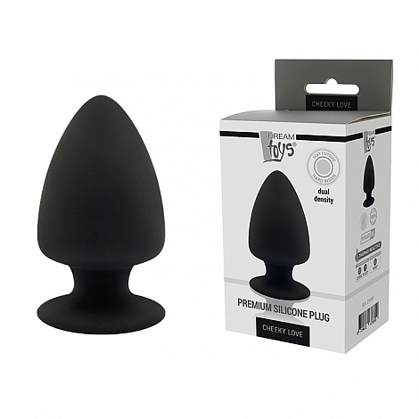 Анальная втулка Cheeky Love Premium Silicone Plug S, 9 см