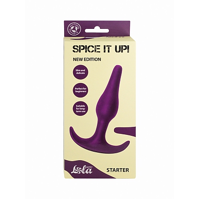 Анальная пробка Spice It Up Starter Ultraviolet, 10,5 см