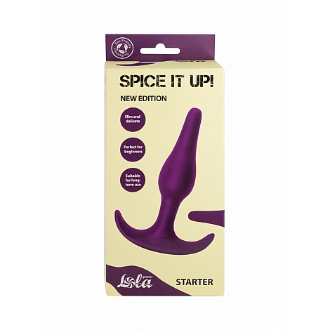 Анальная пробка Spice It Up Starter Ultraviolet, 10,5 см