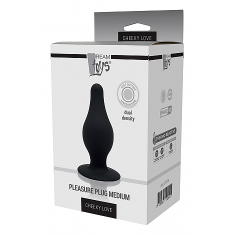 Анальная втулка Cheeky Love Dual Density Pleasure Plug M, 9,3 см
