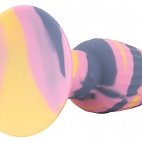 Анальная втулка трехцветная Joy Tricolour Butt Plug You2Toys