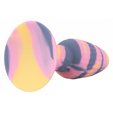 Анальная втулка трехцветная Joy Tricolour Butt Plug You2Toys