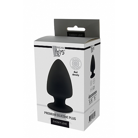 Анальная втулка Cheeky Love Premium Silicone Plug M, 11 см