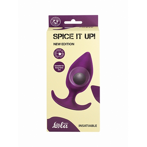 Пробка со смещенным центром тяжести Spice It Up Insatiable Ultraviolet, 10,5 см