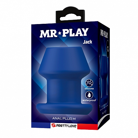 Анальная пробка с туннелем Mr. Play Jack M