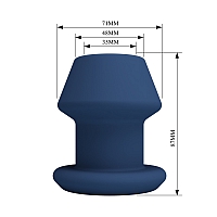 Анальная пробка с туннелем Mr. Play Jack M