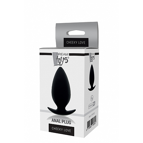 Анальная втулка Cheeky Love Anal Plug Medium Black