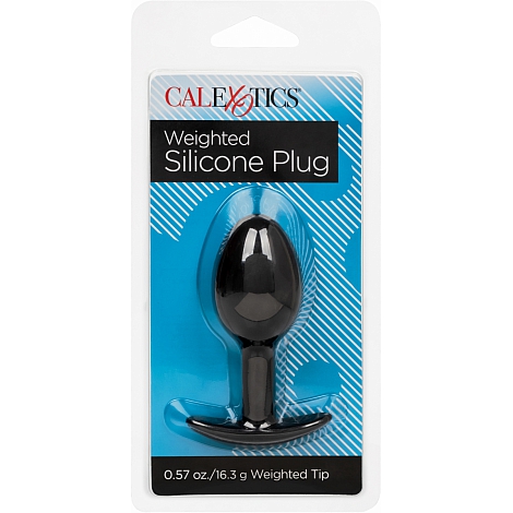 Анальная пробка из силикона Weighted Silicone Plug